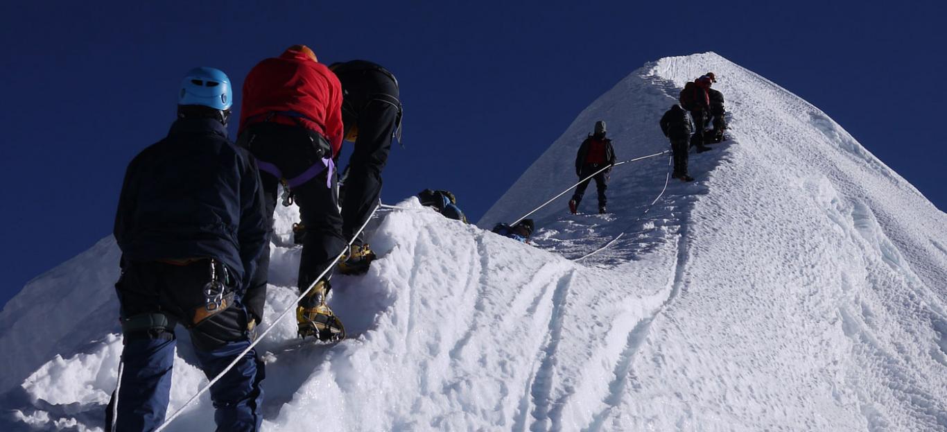 アイランドピーククライミング ピーククライミング 星空 トレックス ツアー
